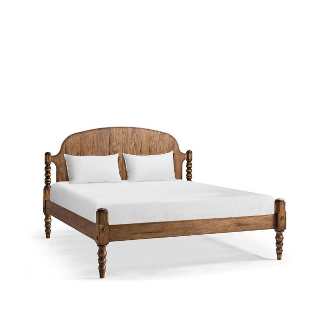 Not Yet Made - Made To Order Colonial Turned-Post Four-Poster California King Bed For Sale - Image 5 of 12
