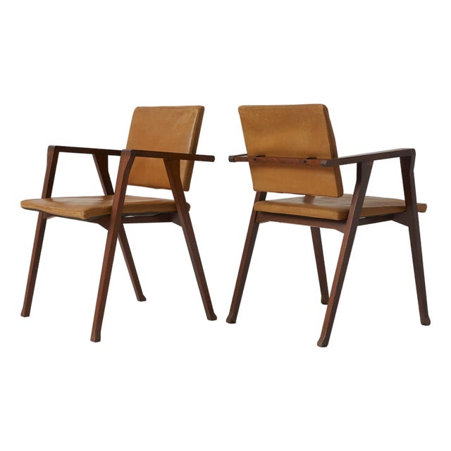 Pair of Luisa Chairs Attributed to Franco Albini Italy, c1950s For Sale