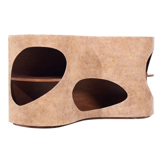 Mid Century Italian Space Age Biomorphic Console Table For Sale