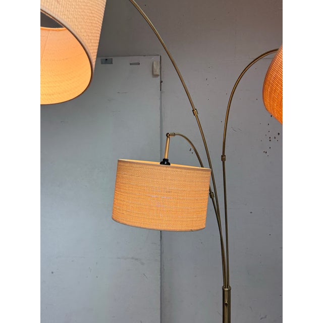 Adesso Bowery Triple Arc Floor Lamp For Sale - Image 12 of 12