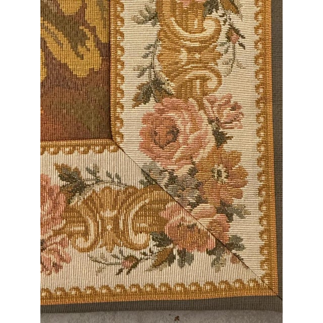 Vintage Aubusson French Jaquar Tapestry, 1960s For Sale - Image 14 of 18