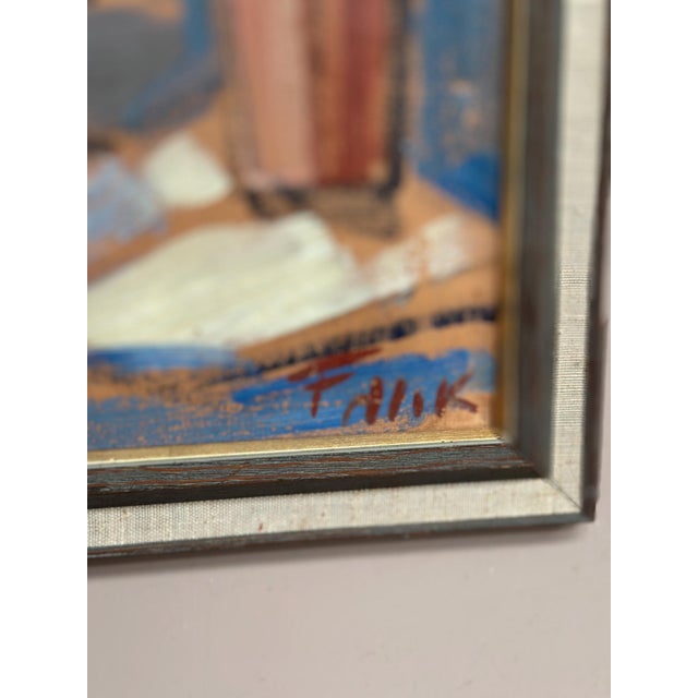 Gösta Falck, Tabletop, 1960s, Oil on Canvas, Framed For Sale - Image 6 of 18