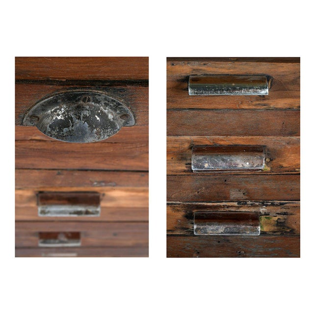 Industrial Cabinet with Drawers, 1940s For Sale - Image 3 of 7