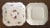 Early 19th Century English Regency Square Porcelain Serving - A Pair For Sale - Image 4 of 13