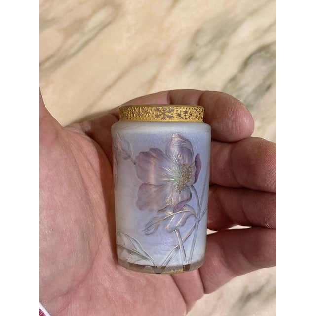 1920s Daum Vase in Glass Paste For Sale - Image 5 of 11
