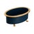 Chelsea House Inc Pie Crust Cachepot/Planter - Navy, Small For Sale - Image 4 of 6