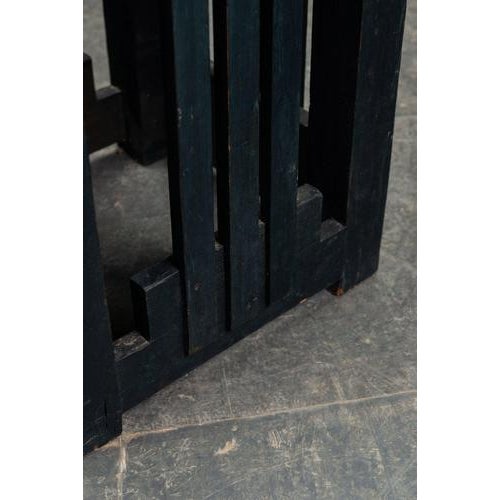 Brown Modernist Stool by J.P.D. Van Gelder For Sale - Image 8 of 11