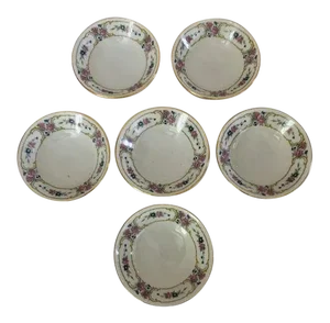 Vintage Johann Haviland China Primrose Dessert Bowls- Set of 6