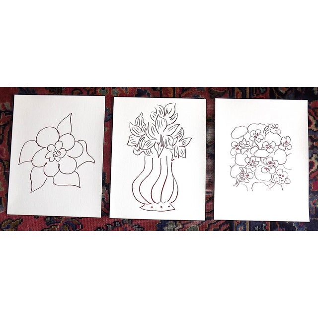 Printmaking Materials Vintage Henri Matisse Abstract Modernist Botanicals & Still Lifes - Set of 3 For Sale - Image 7 of 7