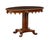 19th Century Flame Mahogany Oval Side Table, 1880s For Sale - Image 4 of 10