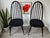 Mid century ercol windsor quaker dining chairs x 2 - black vintage chairs restored 1960 a beautifully refined pair of mid...