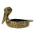 Vintage Cast Brass Pelican Trinket Dish or Planter For Sale