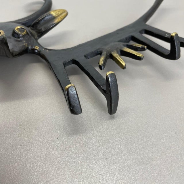 Brass Cow Hook attributed to Walter Bosse for Herta Baller, Austria, 1950s For Sale - Image 16 of 18