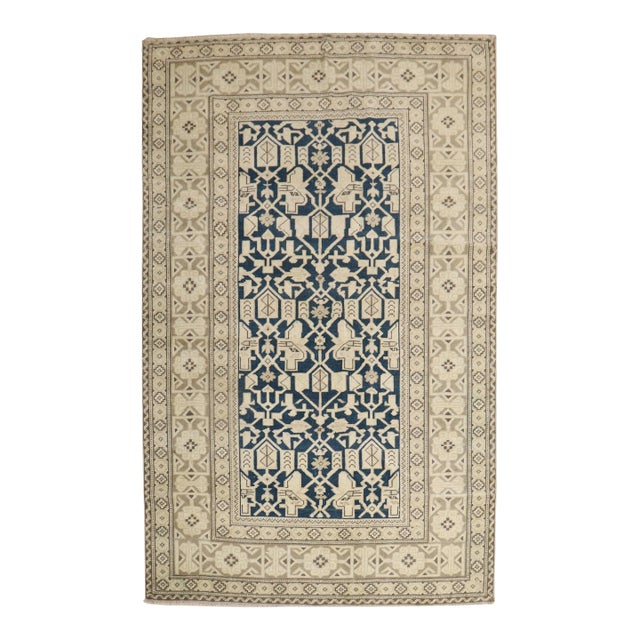 Vintage Caucasian Rug - 3'10" x 5'8" For Sale