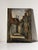 Captivating mid-century modernist oil painting on canvas titled "chemin en alsace" (path in alsace), painted in 1968 by...
