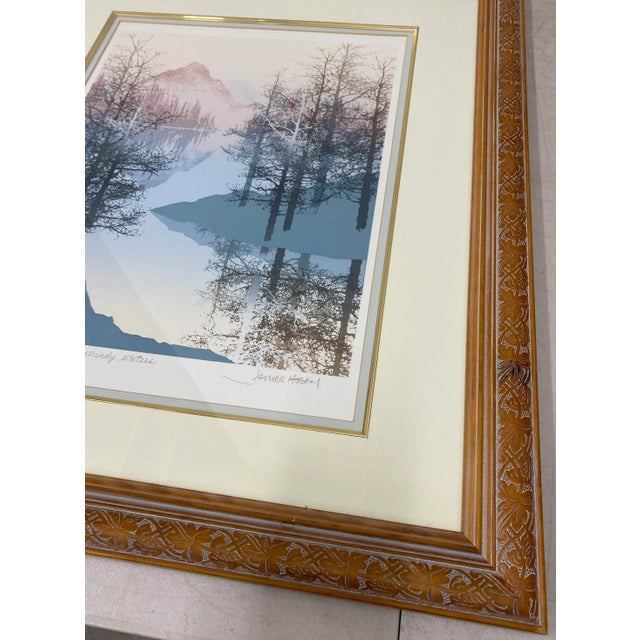 James Hagen 'Windy Waters" Original Serigraph C.1984 For Sale In San Francisco - Image 6 of 13