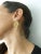 Gold French 18 Karat Gold, Ruby and Diamond Chandelier Lever Back Pierced Earrings - 2 Pieces For Sale - Image 8 of 12