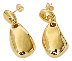 Agmes Sculptural Earrings – 18k Gold Vermeil, Fashion Insider Favorite, a Pair