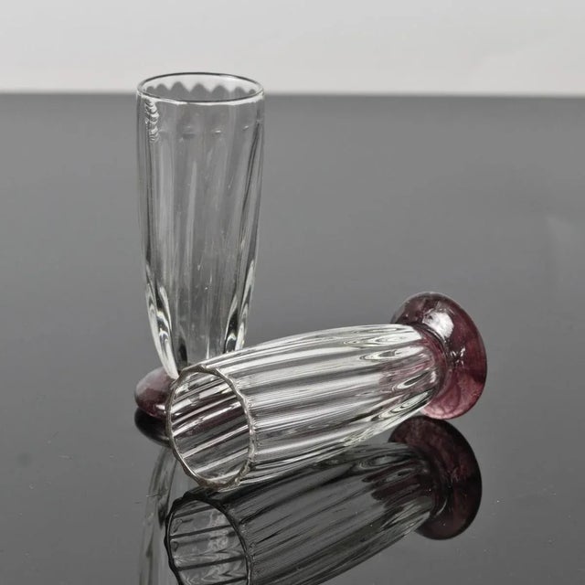 Shot Glasses from Daum Nancy, 1920s, Set of 2 For Sale - Image 4 of 6