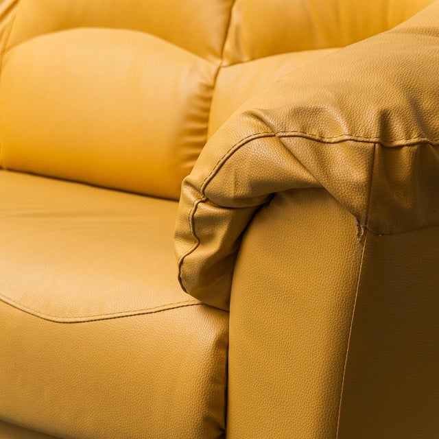 Vintage Three-Seater Leather Sofa, 1990s For Sale - Image 6 of 10
