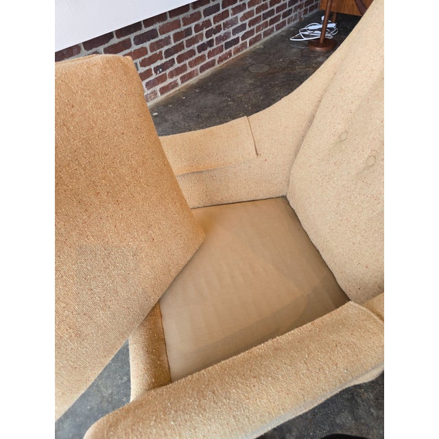 Wood Adrian Pearsall Style Highback Chair MCM Vintage For Sale - Image 7 of 12