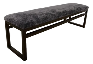 2000’s Postmodern Sled Bench in Chenille