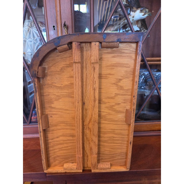 Antique Federal Style Mount Vernon Mahogany China Cabinet Bookcase 1920s For Sale - Image 18 of 18