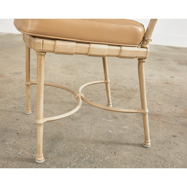 Brown Jordan Labeled Neoclassical Style Garden Dining Suite For Sale - Image 16 of 18