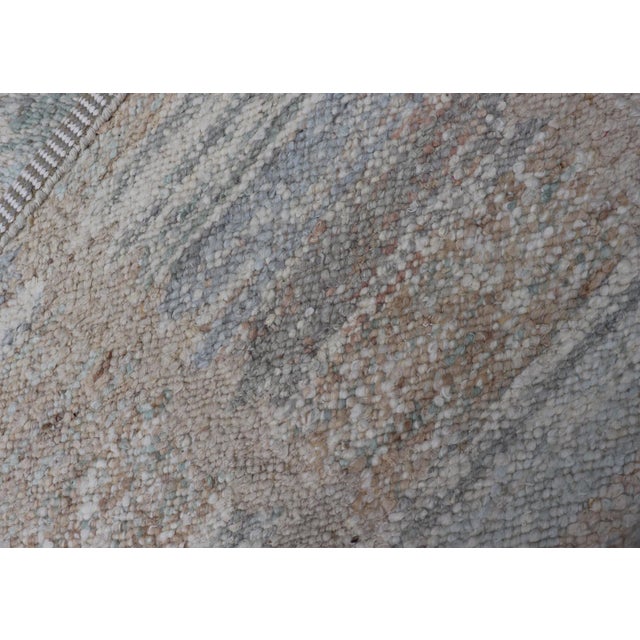Modern Scandinavian Flat-Weave Rug Design With Modern Design in Natural Colors For Sale - Image 9 of 9