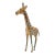 Mid 20th Century Safari Chic Leather Wrapped Giraffe in the Style of Ralph Lauren For Sale