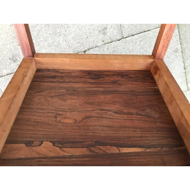 Wood Mid-Century Danish Rosewood Side Table, 1960s For Sale - Image 7 of 9