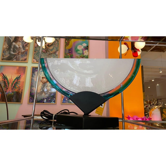 Vintage Murano Glass Table Lamp, 1980s For Sale - Image 3 of 6