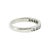 Tiffany and Co. Late 20th-Century Platinum Tiffany and Co Natural Diamond Channel Band, Size 6.5 For Sale - Image 4 of 5