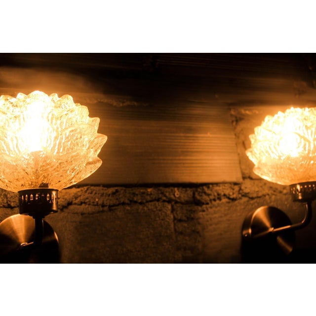 Silver Lotus Lamps, 1960s, Set of 2 For Sale - Image 8 of 15