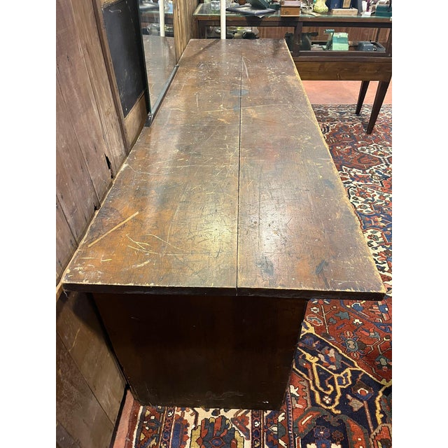 Vintage Typographers Wooden Counter For Sale - Image 3 of 14