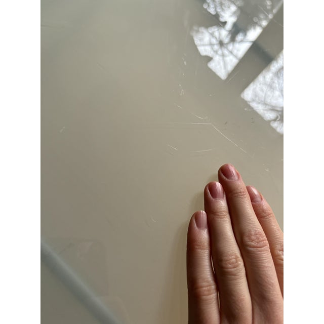 Blue Moment Coffee Table in Tempered Glass by Niels Gammelgaard for Ikea, 1986 For Sale - Image 8 of 9