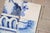 18th Century Antique Set of 8 Baroque Portuguese Tiles 18th Century Blue & White Scenic and Architectural Motifs For Sale - Image 5 of 10