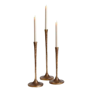Burke Brass Aluminum Taper Holders, Set Of 3