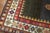 Persian Eclectic 20th Century Talish Brown Navy Persian Wool Runner For Sale - Image 3 of 6