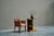 Art Deco Side Table with Shelves in Bookmatched Walnut Veneer, 1920s For Sale - Image 4 of 15