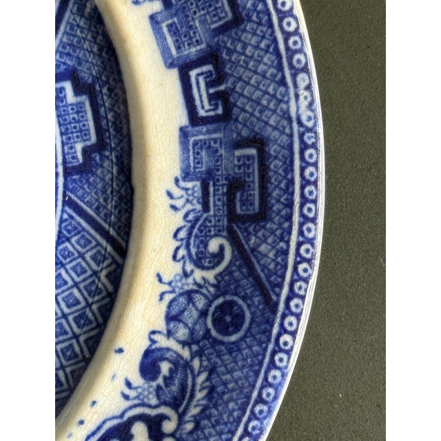 Ceramic 19th C. English Cabinet Plates, a Pair For Sale - Image 7 of 8