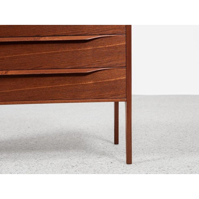 Mid-Century Danish Model 34 Chest of Drawers in Teak by Kai Kristiansen for Aksel Kjersgaard 1960s For Sale - Image 10 of 12
