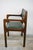 Mid-Century Modern Armchair in Wood and Dark Green Synthetic Leather, 1960s For Sale - Image 3 of 5