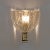 Art Deco Brass and Pelugoso Murano Glass Sconces from Seguso Vetri Darte, 1940, Set of 2 For Sale - Image 3 of 8