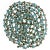 Teal / Bronzy Crystal Bead Necklace For Sale - Image 4 of 5