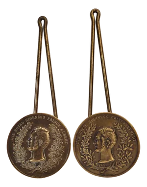 Prince Albert Coat Hooks, Set of 2
