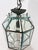 Adolf Loos Octagonal Chandelier Lantern in Brass and Beveled Glass in the style of Adolf Loos, 1960 For Sale - Image 4 of 13