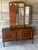 A vintage dressing table from the 1950s, characterized by its imposing triptych mirror and clean lines. The large central...