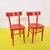 Classic Robust Vintage Red Wooden Chairs, Set of 2 For Sale - Image 9 of 9