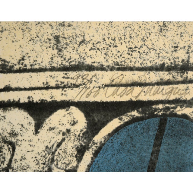 Printmaking Materials "Casa Marquez" Original Woodblock Print, Signed and Numbered 93/100 by Carol Summers For Sale - Image 7 of 7